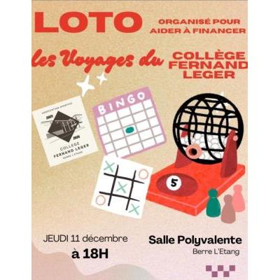 Photo du Grand loto du collège Fernand Léger de Berre l'etang  à Berre-l'Étang