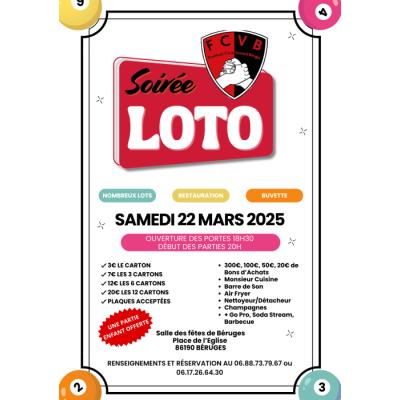 Photo du Soirée LOTO du Football Club Vouneuil Béruges à Béruges