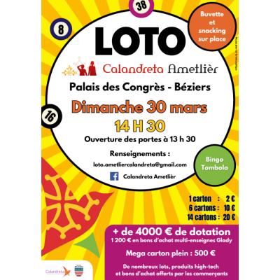 Photo du Loto de la Calandreta Ametlièr à Béziers