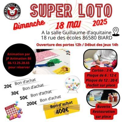 Photo du Loto du Handball à BIARD animé par JP Animations à Biard