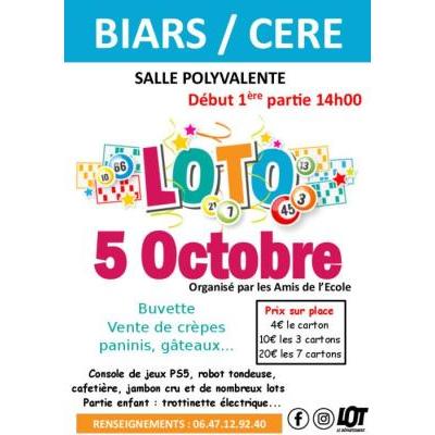Photo du Super loto des écoles à Biars-sur-Cère