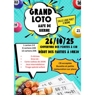 Photo du Loto d'automne organisé par l'AAPE de Bierne à Bierné