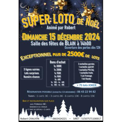 Photo du Super Loto de Noël + de 2500€ de lots à Blain