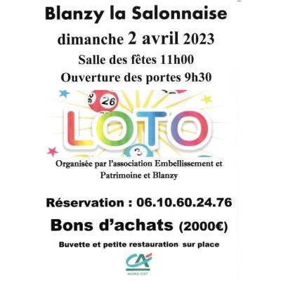 Photo du loto  à Blanzy-la-Salonnaise