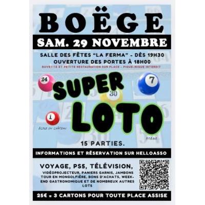 Photo du Super loto de l'Ecole du Château  à Boëge
