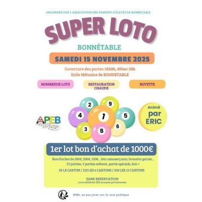 Photo du Super Loto à Bonnétable