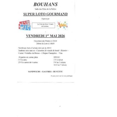 Photo du Super Loto Gourmand à Bouhans