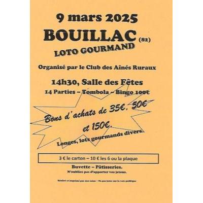 Photo du Loto Gourmand de printemps à Bouillac
