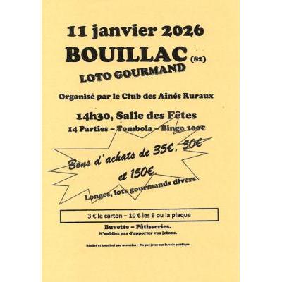 Photo du Loto Gourmand d'Hiver à Bouillac