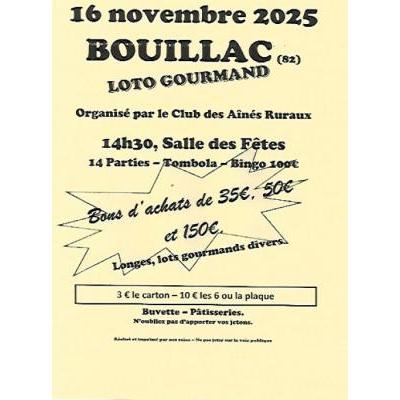 Photo du Loto Gourmand d'Automne à Bouillac