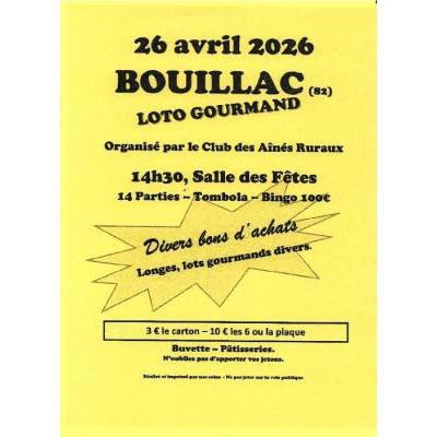 Photo du Loto Gourmand de printemps à Bouillac