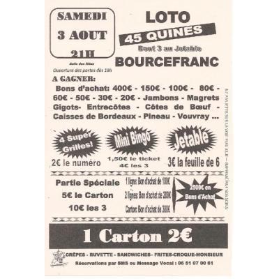 Photo du Loto 45 quines à Bourcefranc-le-Chapus