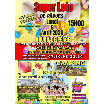 Photo du Super Loto de P&acirc;ques à Bourg-de-Péage