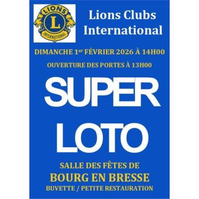 Photo du Super Loto du Lions Club à Bourg-en-Bresse