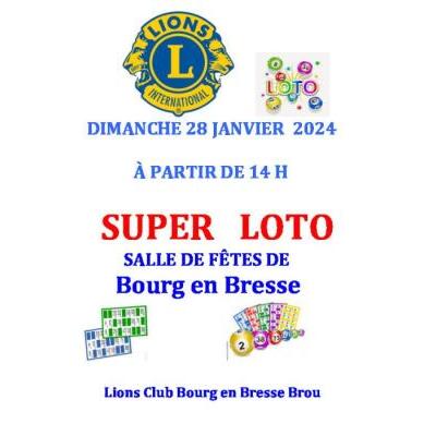 Photo du SUPER LOTO  du LIONS CLUB de Bourg en Bresse Brou à Bourg-en-Bresse