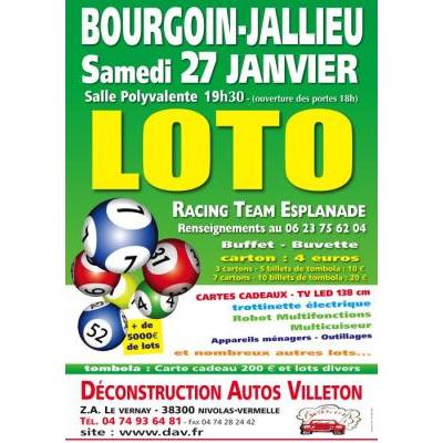 Photo du super Loto du Racing Team Esplanade à Bourgoin-Jallieu