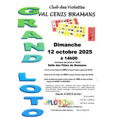 Photo du Grand loto du Club des Violettes à Bramans