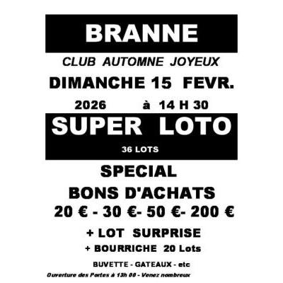 Photo du SUPER LOTO de  la CAREME à Branne