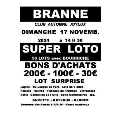 Photo du super Loto à Branne