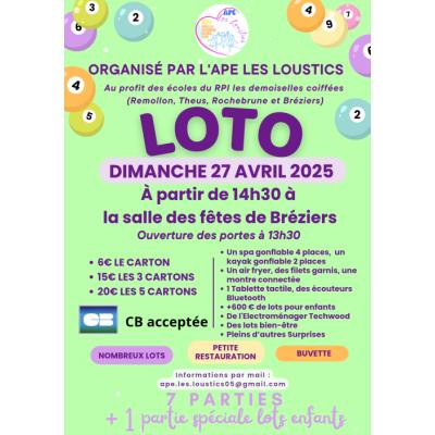 Photo du Loto de l'APE Les Loustics à Bréziers