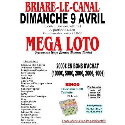 Photo du Mega loto briare 2000 euros à gagner en bon d'achat à Briare