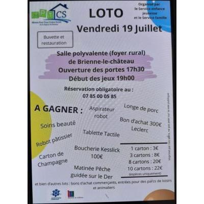 Photo du Loto de la maison pour tous centre social  à Brienne-le-Château