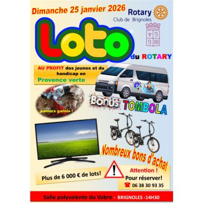 Photo du Loto du Rotary club à Brignoles