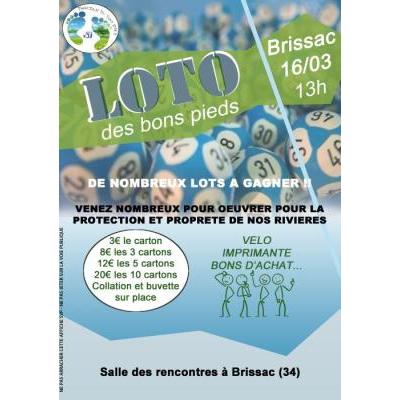 Photo du Loto de soutien à l'asso Partons du bon pied à Brissac