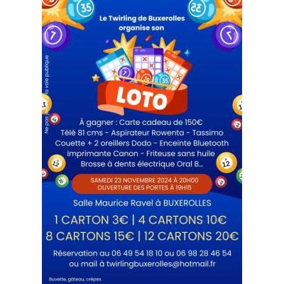 Photo du Super loto du Twirling de Buxerolles à Buxerolles