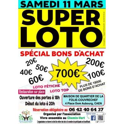 Photo du Super Loto spécial bons d'achat à Caen