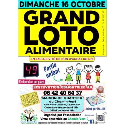 Photo du Grand Loto alimentaire spécial marques + 1 Bon d'achat de 40€ à Caen