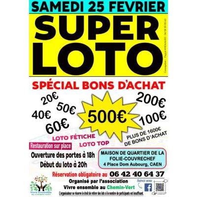 Photo du Super Loto spécial bons d'achat à Caen