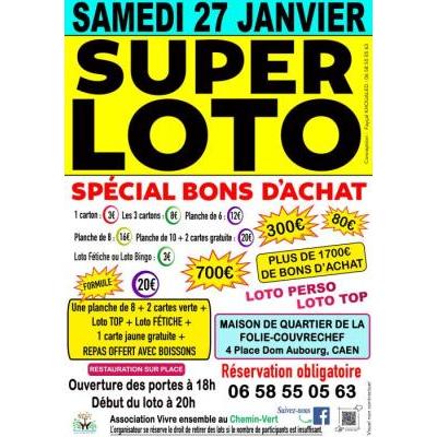 Photo du Super Loto spécial bons d'achat Leclerc à Caen