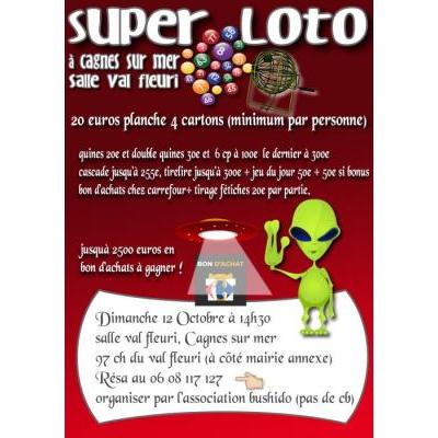 Photo du Super Loto salle du val fleuri à Cagnes-sur-Mer