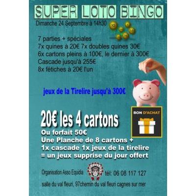 Photo du Super Loto exclusivement bon d'achats à gagner à Cagnes à Cagnes-sur-Mer