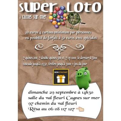 Photo du Super loto salle du val fleuri avec bon d'achats à gagner à Cagnes-sur-Mer