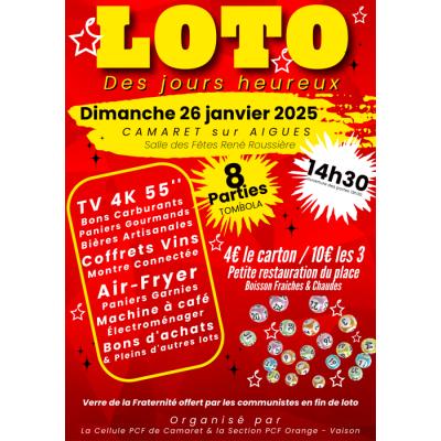 Photo du LOTO DES JOURS HEUREUX à Camaret-sur-Aigues