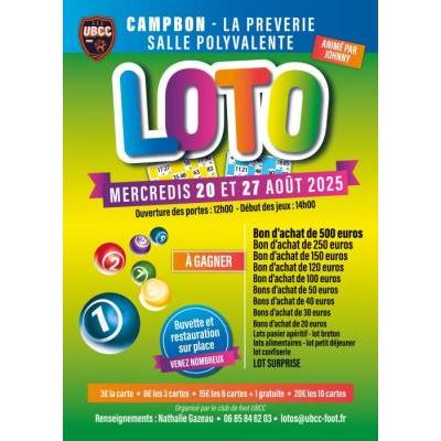 Photo du Loto UBCC Foot à Campbon