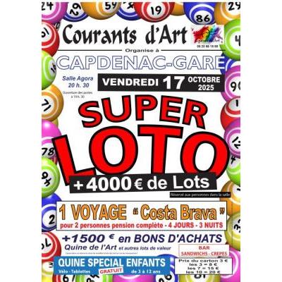 Photo du SUPER LOTO 4000€ à Capdenac-Gare