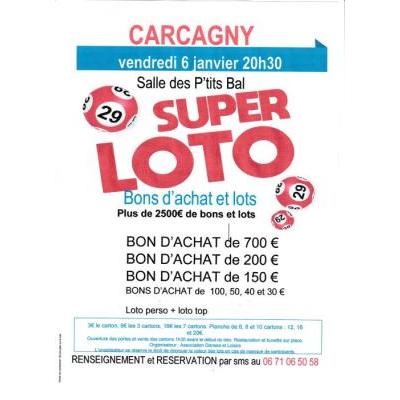 Photo du loto bons d achats et lots à Carcagny