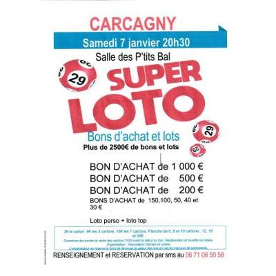 Photo du loto spécial bons d achats à Carcagny