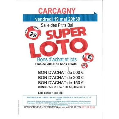 Photo du loto super à Carcagny