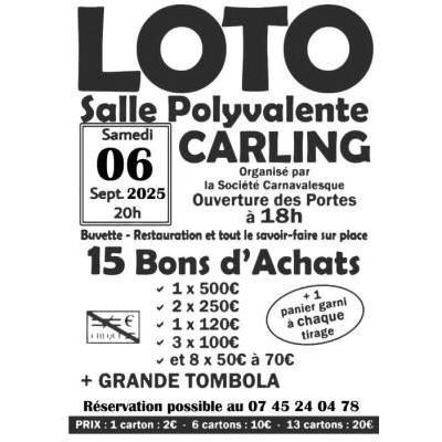 Photo du GRAND LOTO DE LA RENTREE à Carling