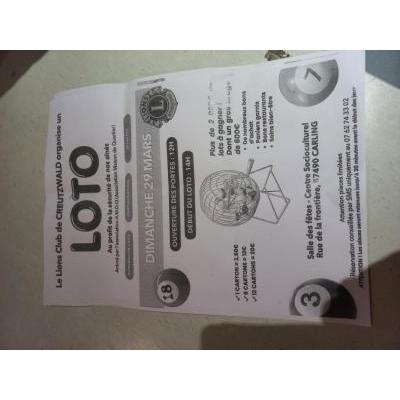 Photo du LOTO  aux Profit de la S&eacute;curit&eacute; de nos A&icirc;n&eacute;s à Carling