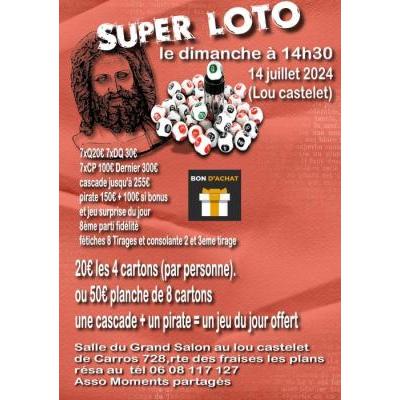 Photo du Super loto avec bon d'achats Carros lou castelet à Carros