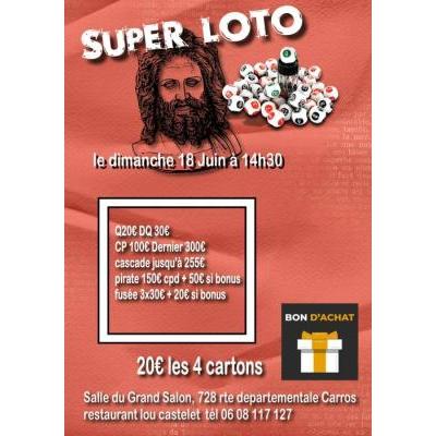 Photo du 	 Super Loto bingo exclusivement bon d'achats à gagner à Carros à Carros
