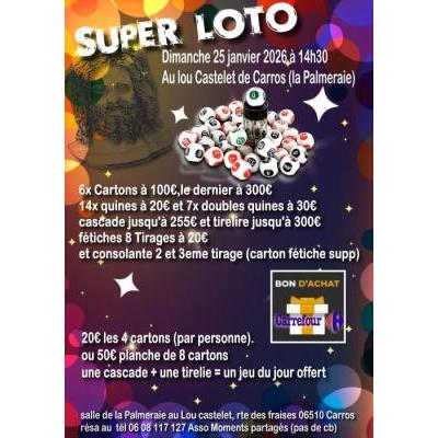 Photo du Super Loto au lou castelet de Carros à Carros