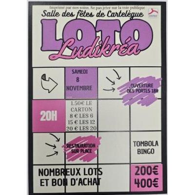 Photo du Super loto à Cartelègue
