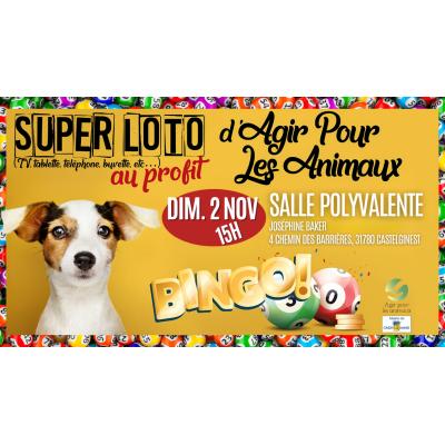 Photo du Super Loto d'Agir Pour Les Animaux à Castelginest