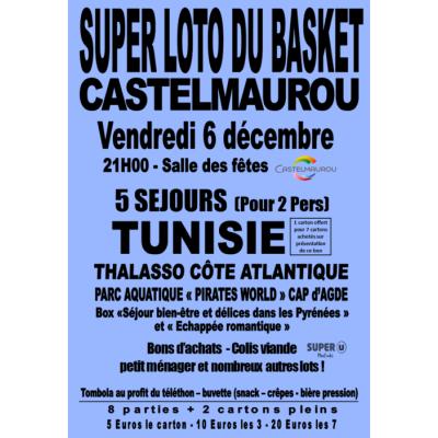 Photo du SUPER LOTO DU BASKET ! Vendredi 6 décembre 21h à CASTELMAUROU à Castelmaurou